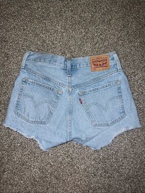 Levi's 501 Light Wash Denim Shorts